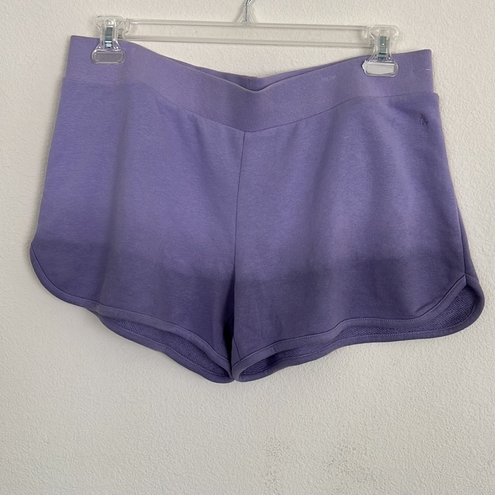 alternative Light Violet Purple tie dye shorts L
